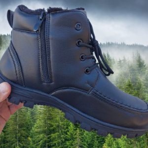 Мъжки боти с ЦИП и връзки топъл хастар и шито ходило.