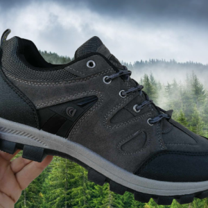 Мъжки маратонки с гумено директно излято ходило в сиво