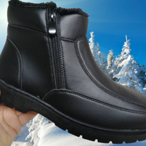 Мъжки зимни боти с два ципа и дебел топъл хастар